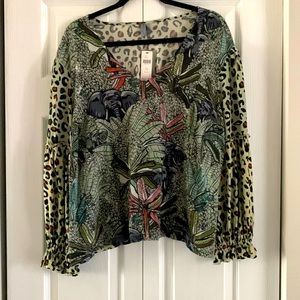 Anthropologie Elephant Blouse